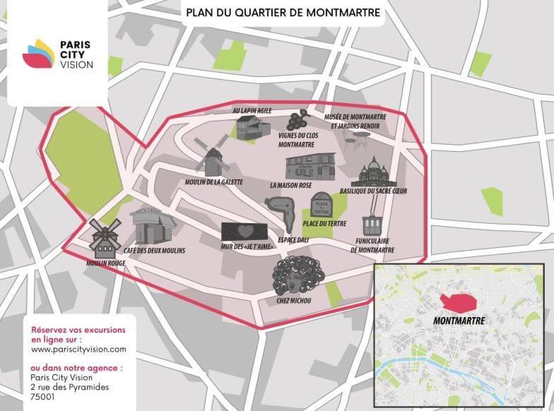 Studyo Cosy 400 Metre Sacre Ceour Parijs
